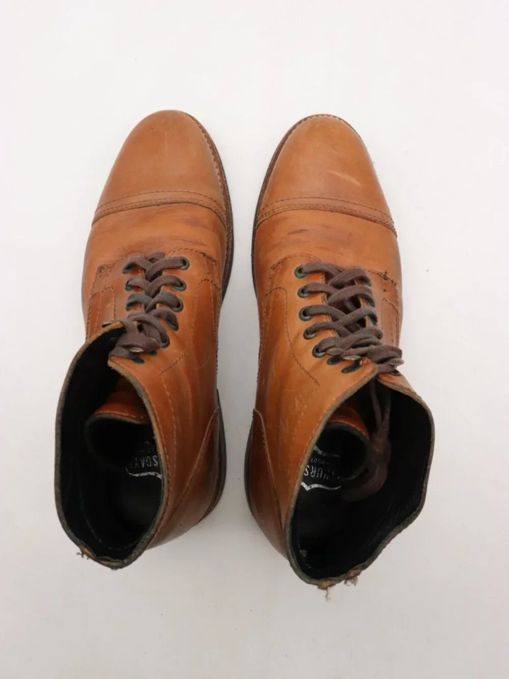 Thursday Boot Company Captain Men’s Size 9 Boots Brown Leather Lace Up Shoes